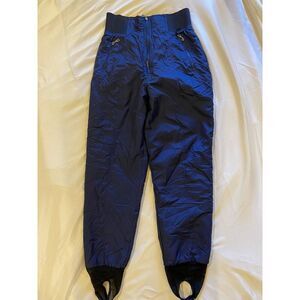 Black Bear Ski Pants‎ Insulated Women's Sz 10 Navy Blue Winter Snowboarding